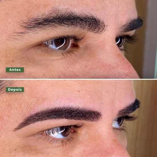 Design de Sobrancelhas Antes e Depois SD Vila Mariana